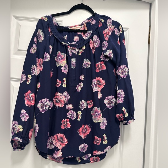 Rebecca Taylor Silk floral airy top - Picture 1 of 4